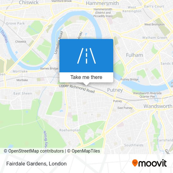 Fairdale Gardens map