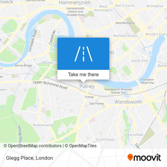 Glegg Place map