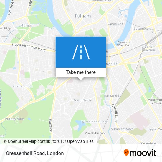 Gressenhall Road map