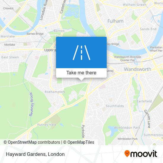 Hayward Gardens map