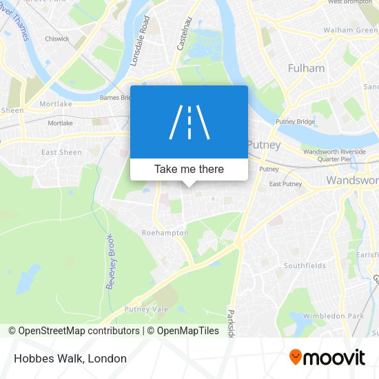 Hobbes Walk map