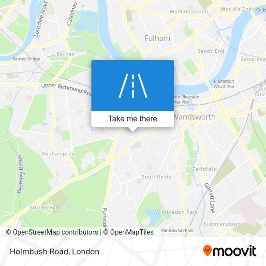 Holmbush Road map