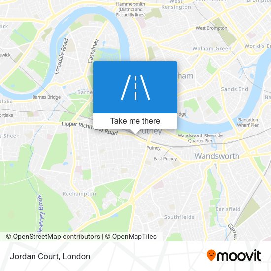 Jordan Court map
