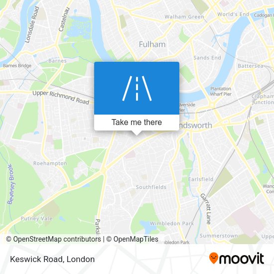 Keswick Road map