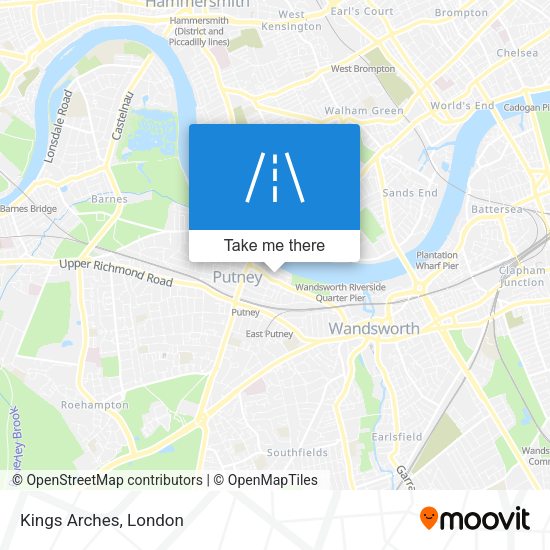 Kings Arches map