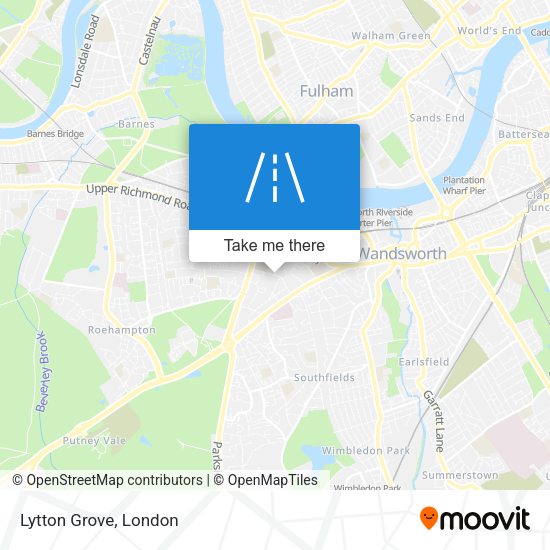 Lytton Grove map