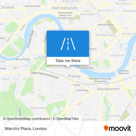 March's Place map