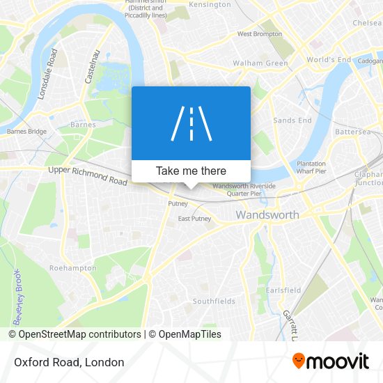 Oxford Road map