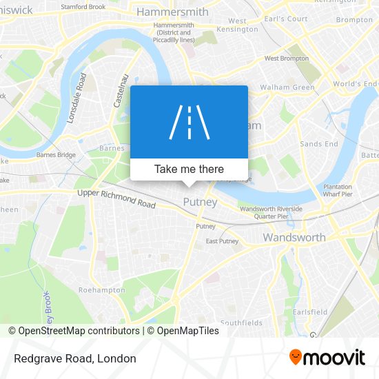 Redgrave Road map