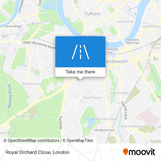 Royal Orchard Close map