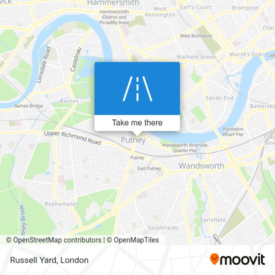Russell Yard map
