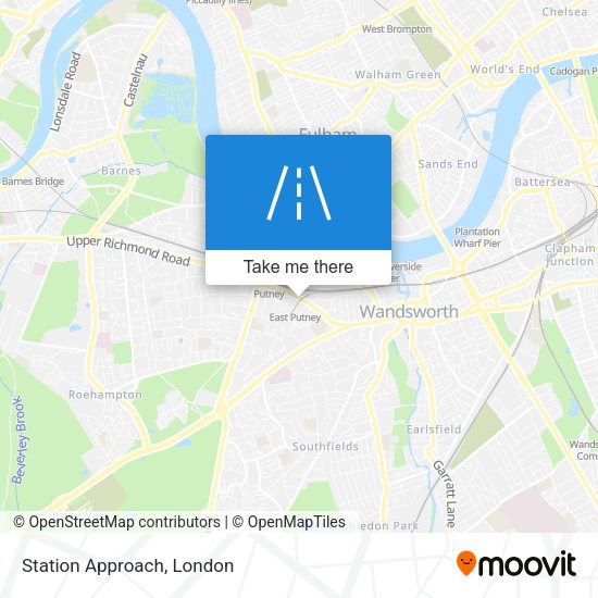 Station Approach map