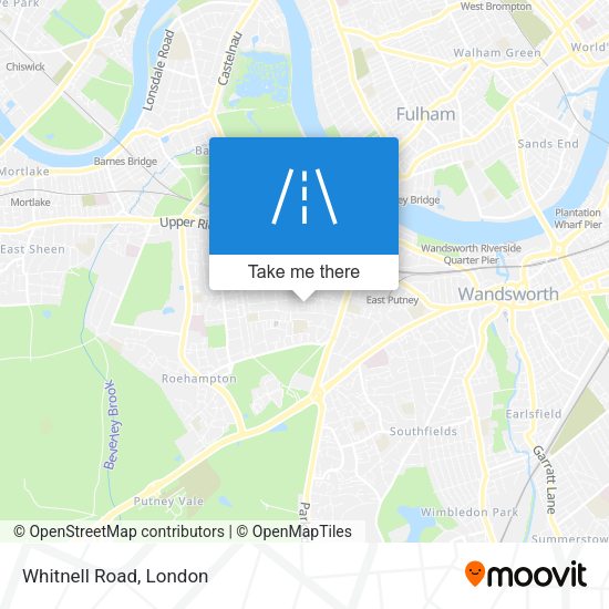 Whitnell Road map