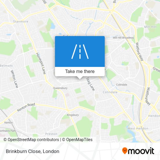 Brinkburn Close map
