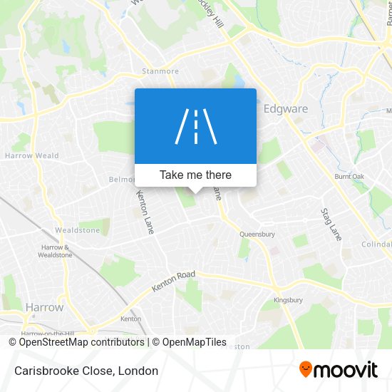 Carisbrooke Close map