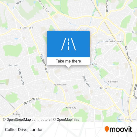 Collier Drive map