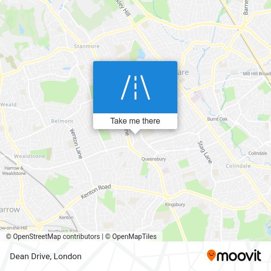 Dean Drive map