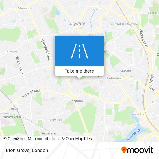 Eton Grove map