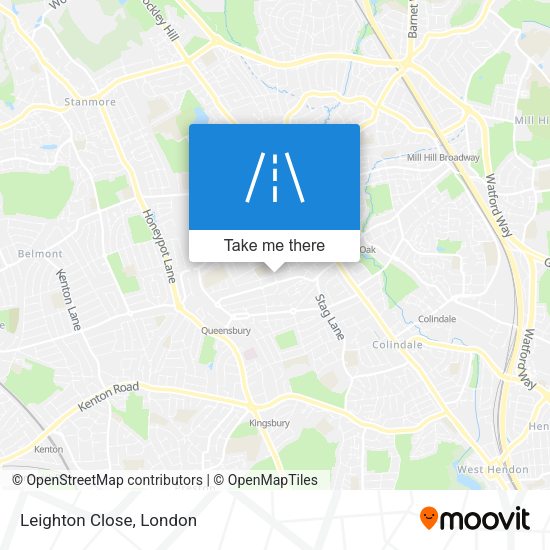 Leighton Close map