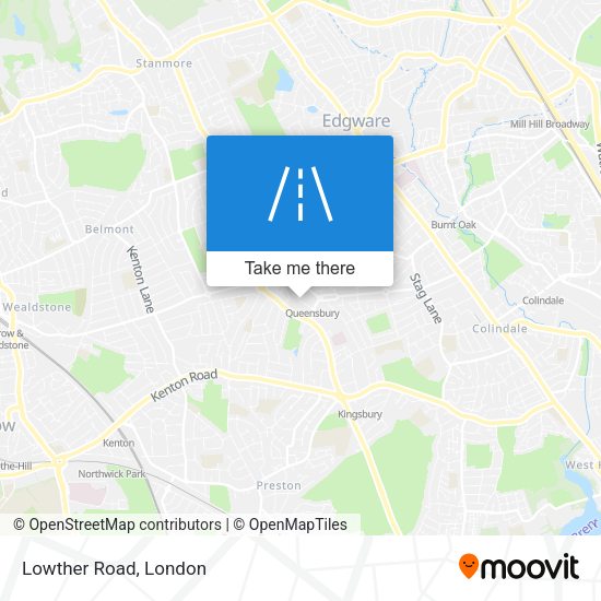 Lowther Road map