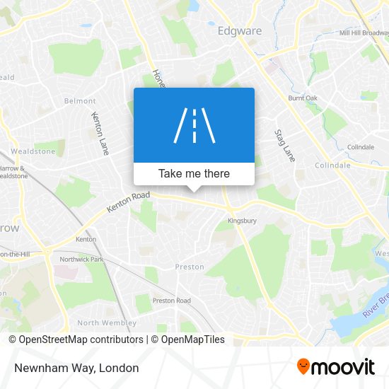 Newnham Way map