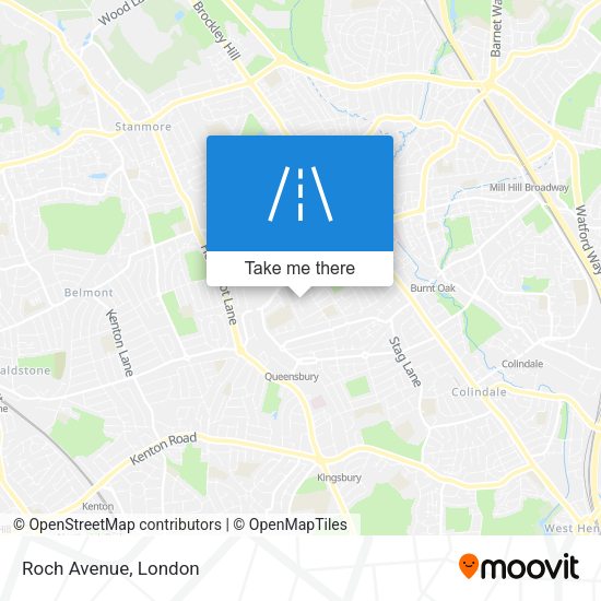 Roch Avenue map