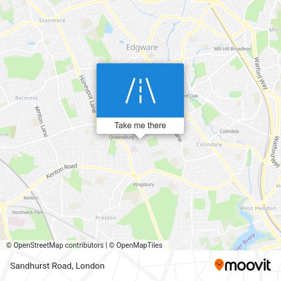 Sandhurst Road map