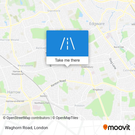 Waghorn Road map