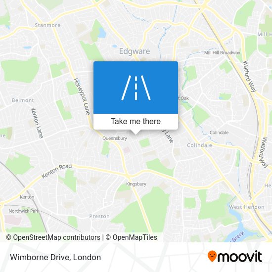 Wimborne Drive map