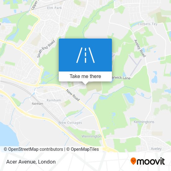 Acer Avenue map
