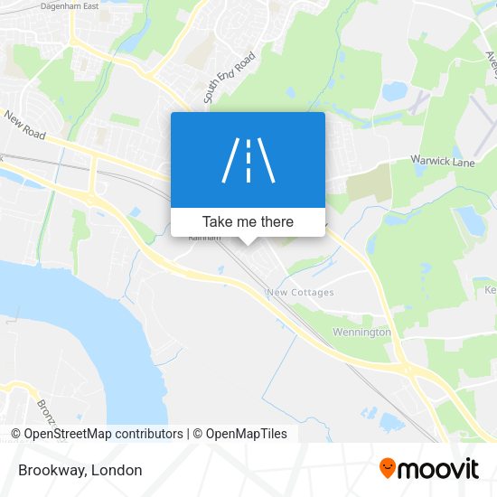 Brookway map