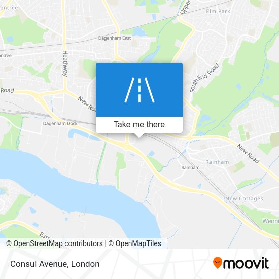 Consul Avenue map