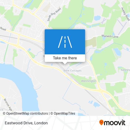 Eastwood Drive map