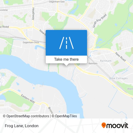 Frog Lane map
