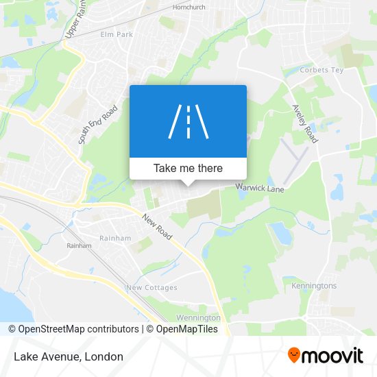 Lake Avenue map