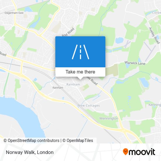Norway Walk map