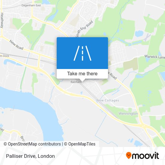Palliser Drive map