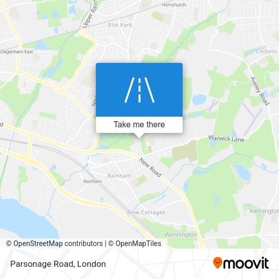 Parsonage Road map