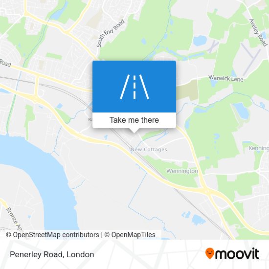 Penerley Road map