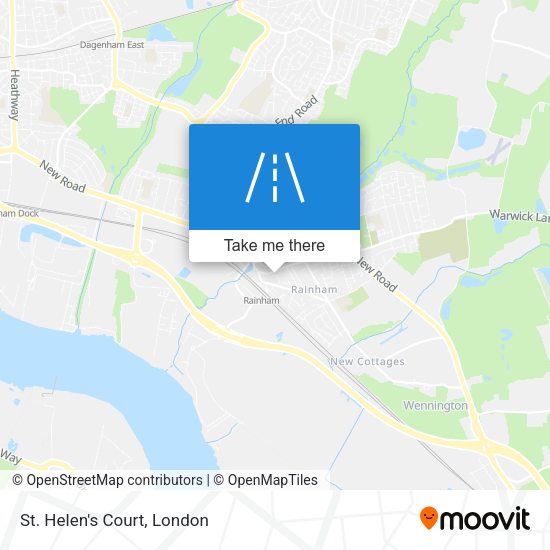 St. Helen's Court map