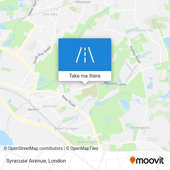 Syracuse Avenue map