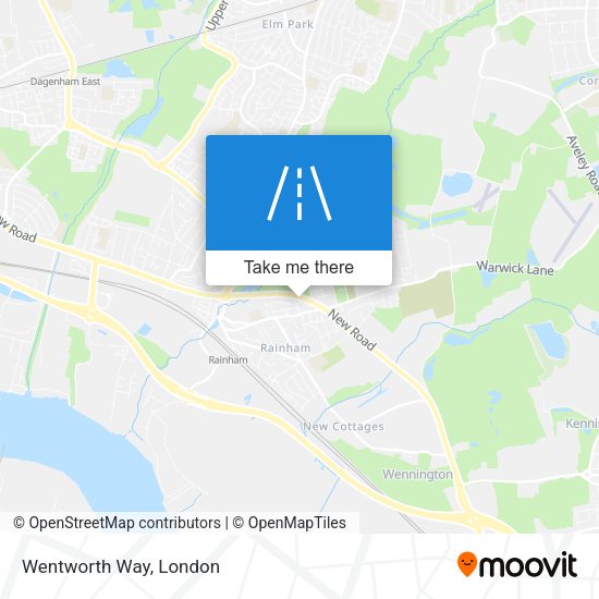Wentworth Way map