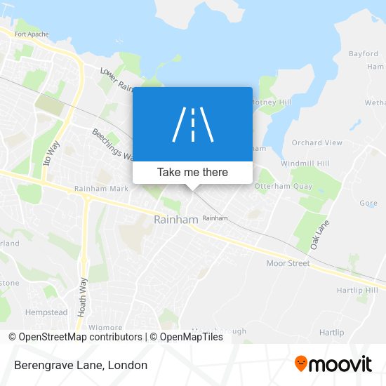 Berengrave Lane map