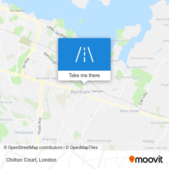Chilton Court map