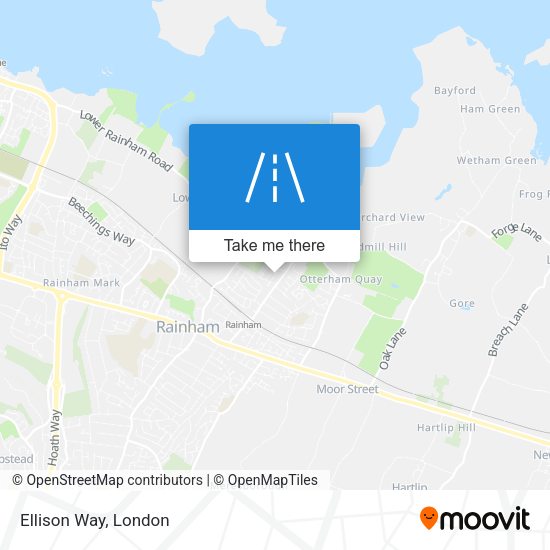 Ellison Way map