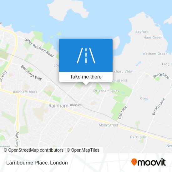Lambourne Place map