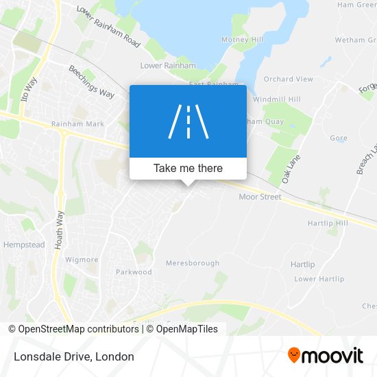 Lonsdale Drive map