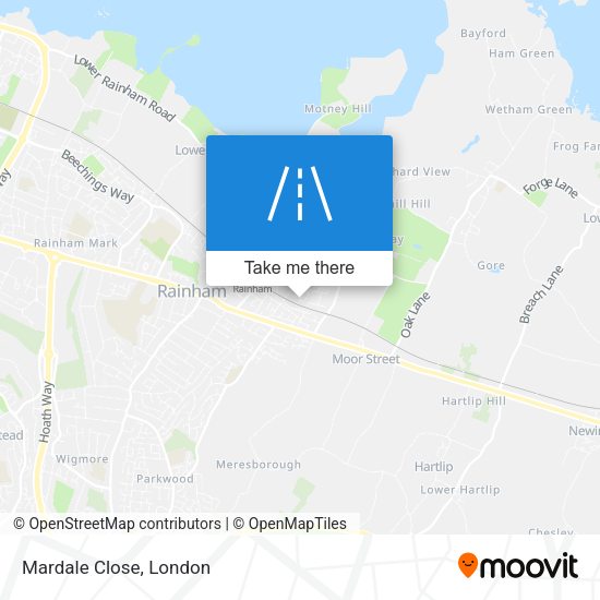 Mardale Close map