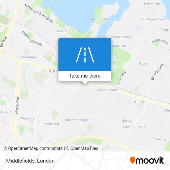 Middlefields map