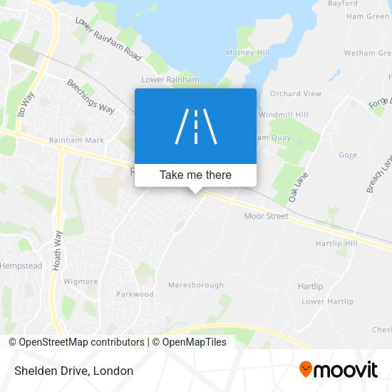 Shelden Drive map